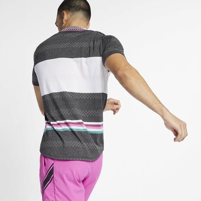 Nike Mens Challenger Tennis Top - Black - main image