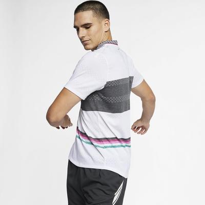 Nike Mens Challenger Tennis Top - White/Black - main image