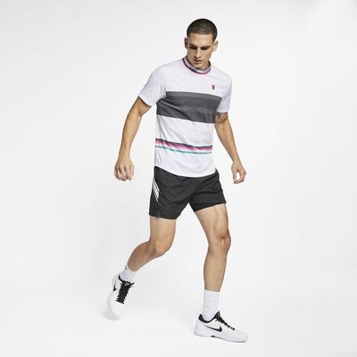Nike Mens Challenger Tennis Top - White/Black - main image