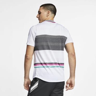 Nike Mens Challenger Tennis Top - White/Black - main image