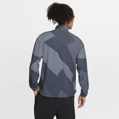 Nike Mens Rafa Tennis Jacket - Light Carbon/Volt Glow - main image