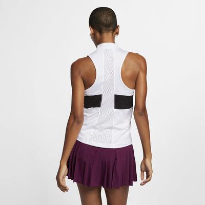 Nike Womens Power Slam Tennis Tank - White/Black - main image