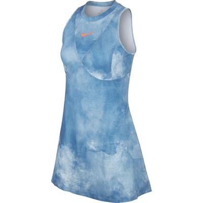 Nike Womens Dri-FIT Maria Printed Dress - Light Armoury Blue - main image