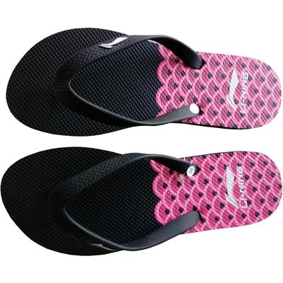 Li-Ning Womens Flip-Flop - Black/Pink