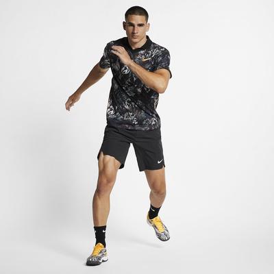 Nike Mens Slam Polo - Black/Canyon Gold - main image