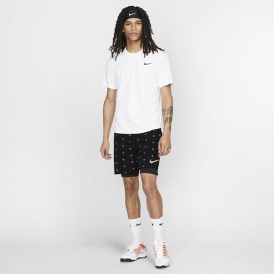 Nike Mens Flex Ace Tennis Shorts - Black/Canyon Gold - main image
