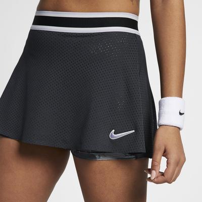 Nike Womens Dri-FIT Tennis Skort - Black/Oxygen Purple - main image