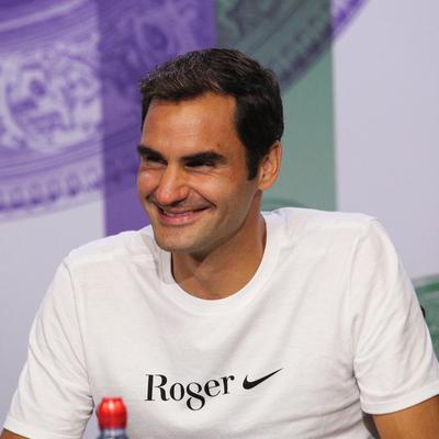 Nike Mens 'Ro8er' Federer Limited Edition T-Shirt - White - main image