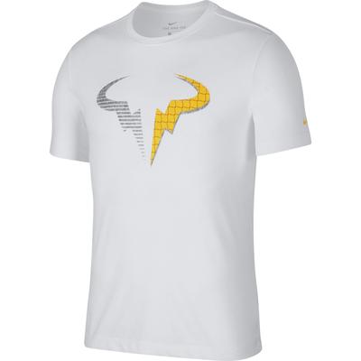 Nike Mens Dri-FIT Rafa T-Shirt - White/Laser Orange - main image