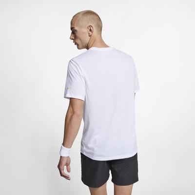 Nike Mens Dri-FIT Rafa T-Shirt - White/Laser Orange - main image