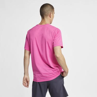 Nike Mens Dri-FIT Rafa T-Shirt - Laser Fuchsia/White - main image