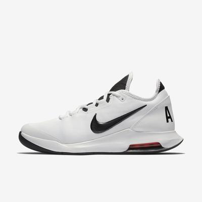 Nike Mens Air Max Wildcard Tennis Shoes - White/Black/Bright Crimson  - main image