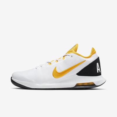 Nike Mens Air Max Wildcard Tennis Shoes - White/University Gold/Black - main image