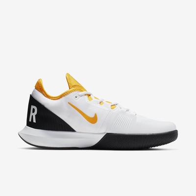 Nike Mens Air Max Wildcard Tennis Shoes - White/University Gold/Black - main image