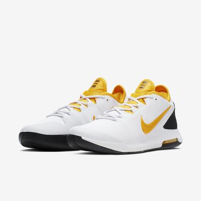 Nike Mens Air Max Wildcard Tennis Shoes - White/University Gold/Black - main image