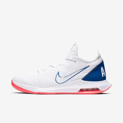 Nike Mens Air Max Wildcard Tennis Shoes - White/Game Royal/Flash Crimson