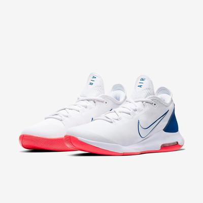 Nike Mens Air Max Wildcard Tennis Shoes - White/Game Royal/Flash Crimson - main image