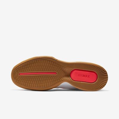 Nike Mens Air Max Wildcard Tennis Shoes - White/Laser Crimson/Gridiron - main image