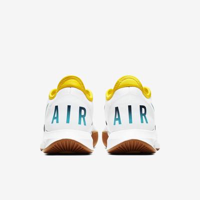 Nike Womens Air Max Wildcard Tennis Shoes - White/Valerian Blue/Yellow - main image