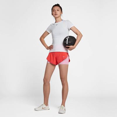 Nike Pro Womens Short Sleeved Training Top - White - main image