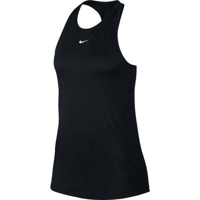 Nike Womens Pro Mesh Tank Top - Black - main image