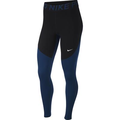 Nike Womens Pro Tights - Valerian Blue/Black - main image
