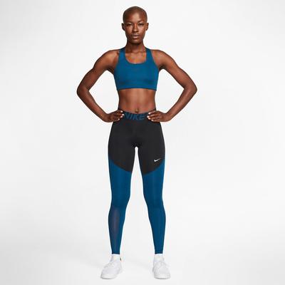 Nike Womens Pro Tights - Valerian Blue/Black - main image