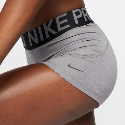 Nike Womens Pro 3 Inch Shorts - Gunsmoke - main image