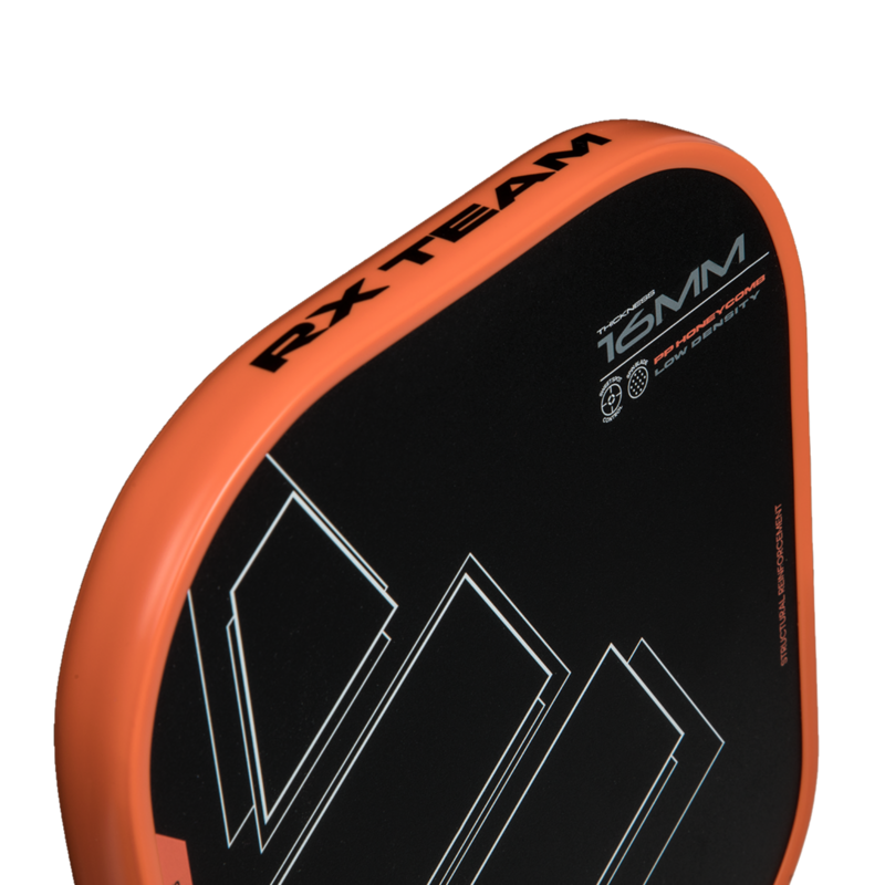Adidas RX Team Control 2025 Pickleball Paddle-Black/Orange - main image