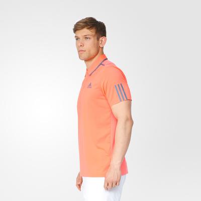 Adidas Mens Barricade Polo - Flash Red - main image