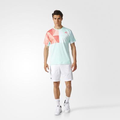 Adidas Mens Prime Fit Pro Shorts - White/Navy - main image