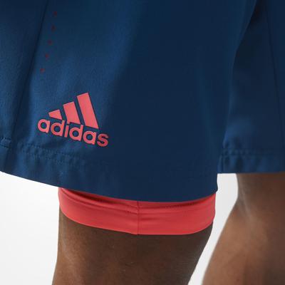 Adidas Mens Multifaceted Pro Bermuda Shorts - Tech Steel Blue - main image