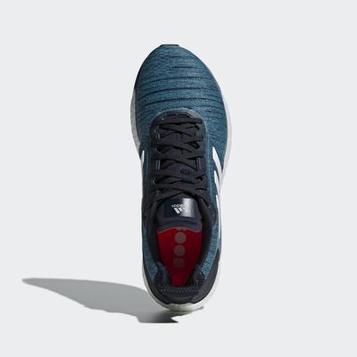Adidas Mens Solar Glide Running Shoes - Blue/Aqua - main image
