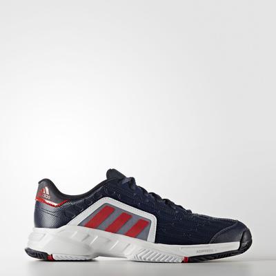 Adidas Mens Barricade Court 2.0 Tennis Shoes - Navy/Red - main image