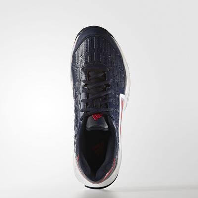 Adidas Mens Barricade Court 2.0 Tennis Shoes - Navy/Red - main image