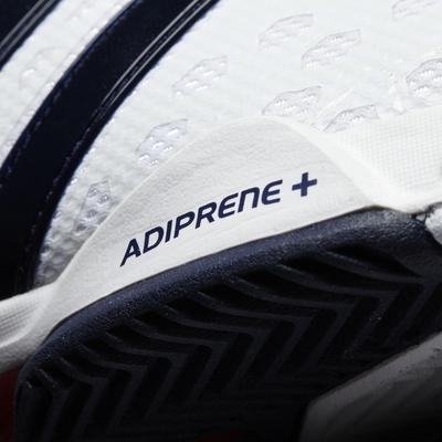Adidas Mens Barricade Club Tennis Shoes - White/Red - main image