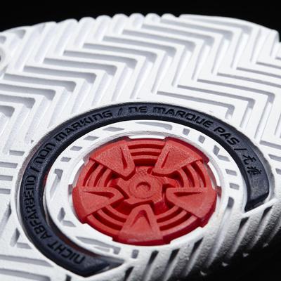 Adidas Mens Barricade Club Tennis Shoes - White/Red - main image