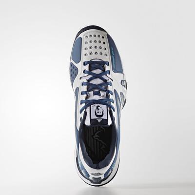 Adidas Mens Barricade Novak Pro Tennis Shoes - White - main image