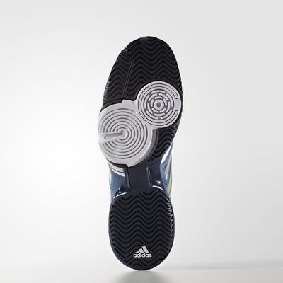 Adidas Mens Barricade Novak Pro Tennis Shoes - White - main image
