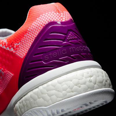 Adidas Womens SMC Barricade Boost 2016 Tennis Shoes - Red - main image