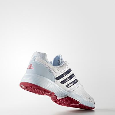 Adidas Womens Barricade Court 2.0 Tennis Shoes - White - main image