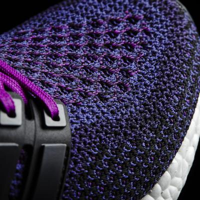 Adidas Womens Ultra Boost Running Shoes - Black/Purple - main image