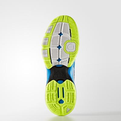 Adidas Mens Court Stabil 13 Indoor Shoes - White/Blue - main image