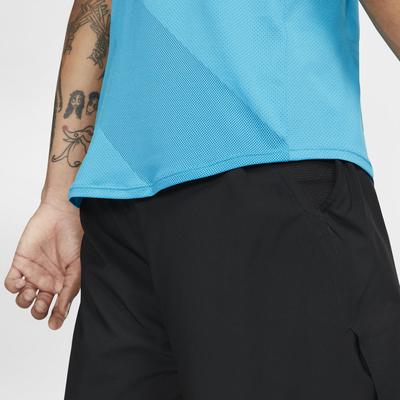 Nike Mens AeroReact Rafa Top - Light Blue Fury/Obsidian - main image