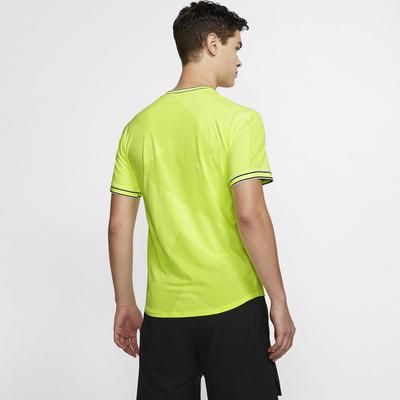 Nike Mens AeroReact Rafa Top - Volt Glow/Light Carbon - main image