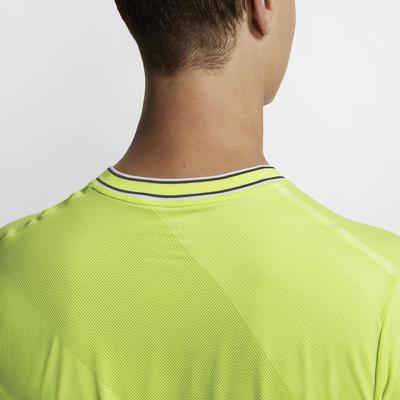 Nike Mens AeroReact Rafa Top - Volt Glow/Light Carbon - main image