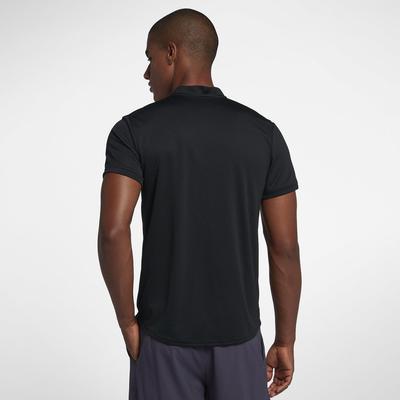Nike Mens Dri-FIT Blade Polo - Black/White - main image