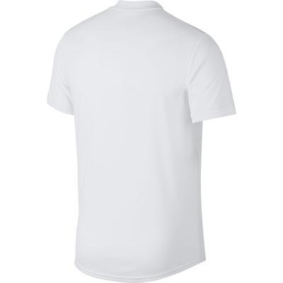 Nike Mens Dri-FIT Blade Polo - White/Black - main image