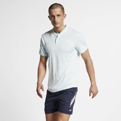Nike Mens Dri-FIT Blade Polo - Teal Tint/White - main image