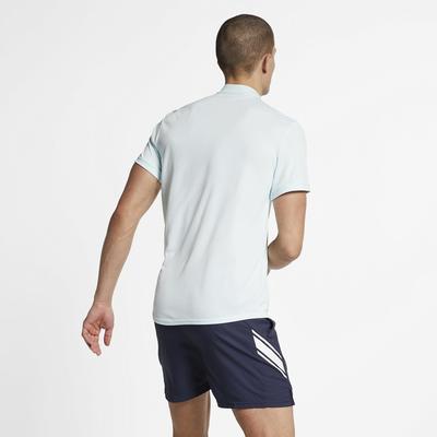 Nike Mens Dri-FIT Blade Polo - Teal Tint/White - main image